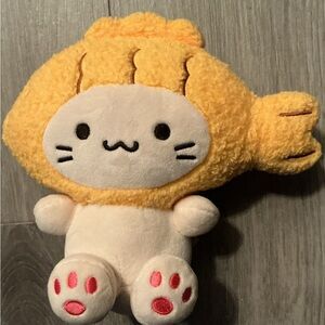 Cute Yellow fish  cat Plush Toy